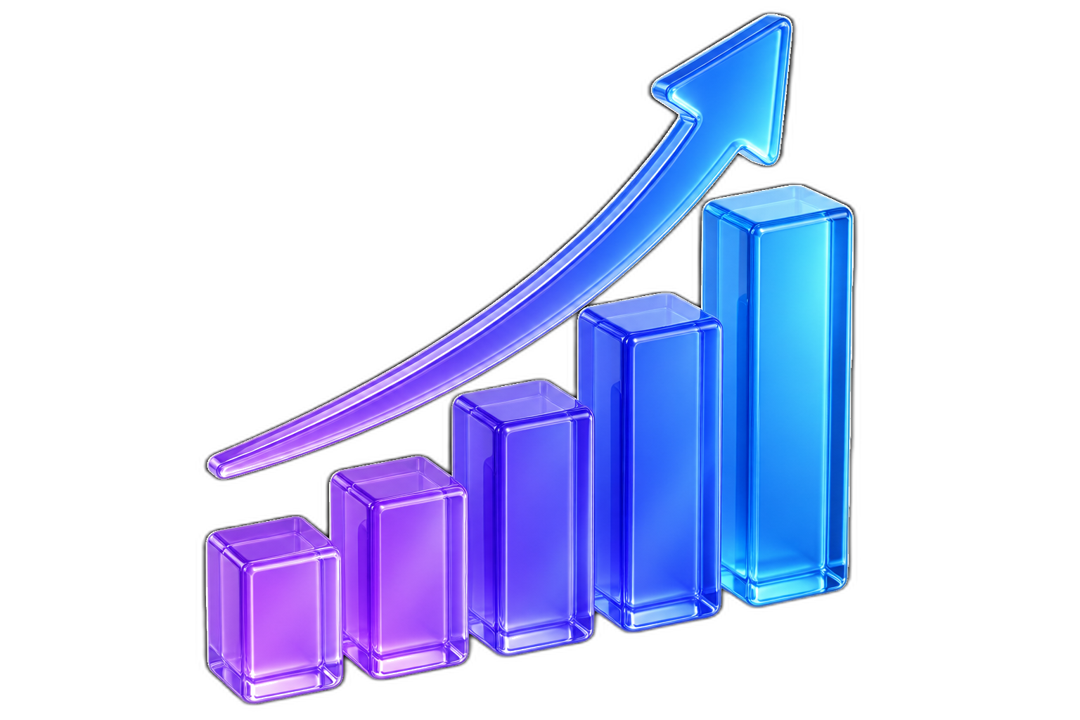 Неоновый бык — символ роста рынка